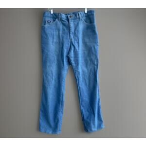 Vintage Lee Jeans Men 34x30 Blue Denim Straight Classic USA Union Made 70s 80s